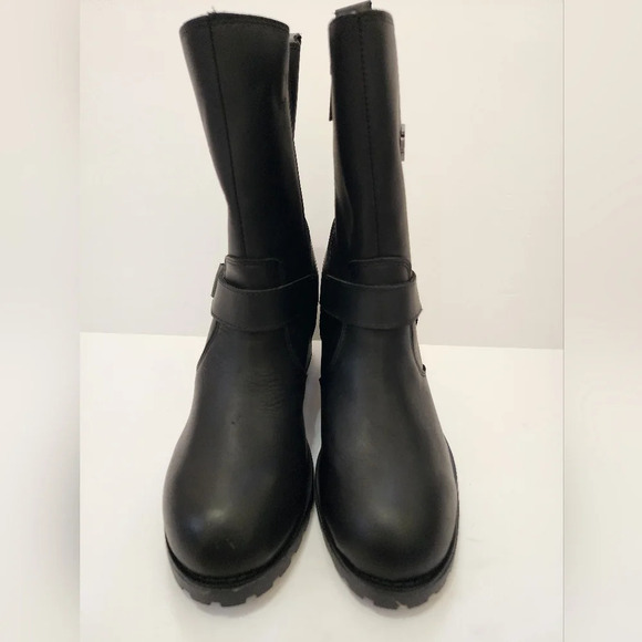 Harley-Davidson Womens Black Howell Harness Biker Boots Waterproof, sz 9.5 - Picture 2 of 14